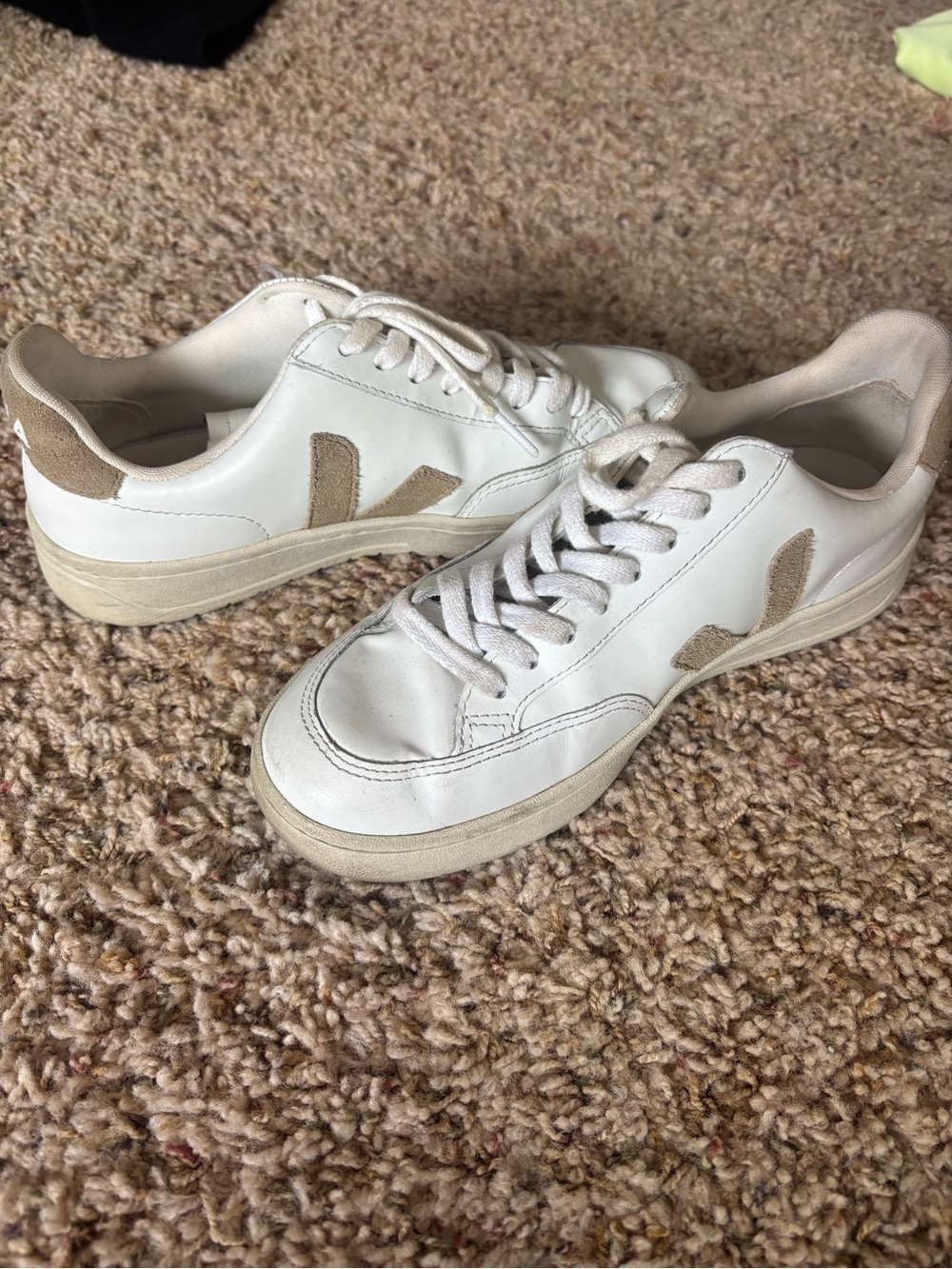 Veja White Leather Sneakers